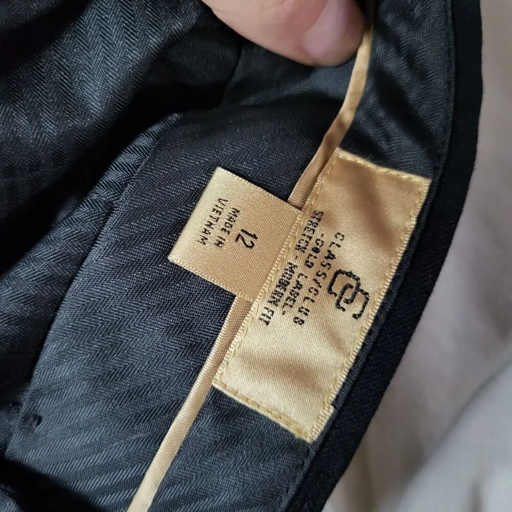 Class Club Gold Label Stretch Modern Fit Size 12
